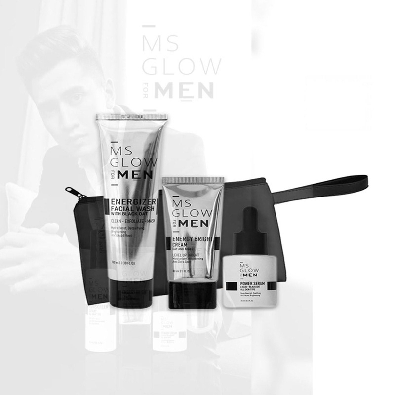 MS GLOW MEN / MS GLOW FOR MEN / PAKET BASIC MS GLOW FOR MEN