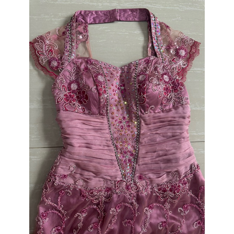 gaun preloved gaun bekas gaun pesta gaun pink