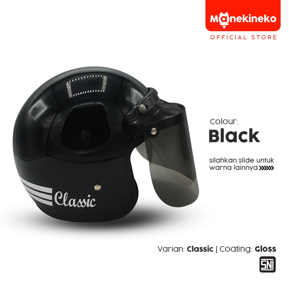 Manekineko - Helm Bogo Classic Dewasa SNI