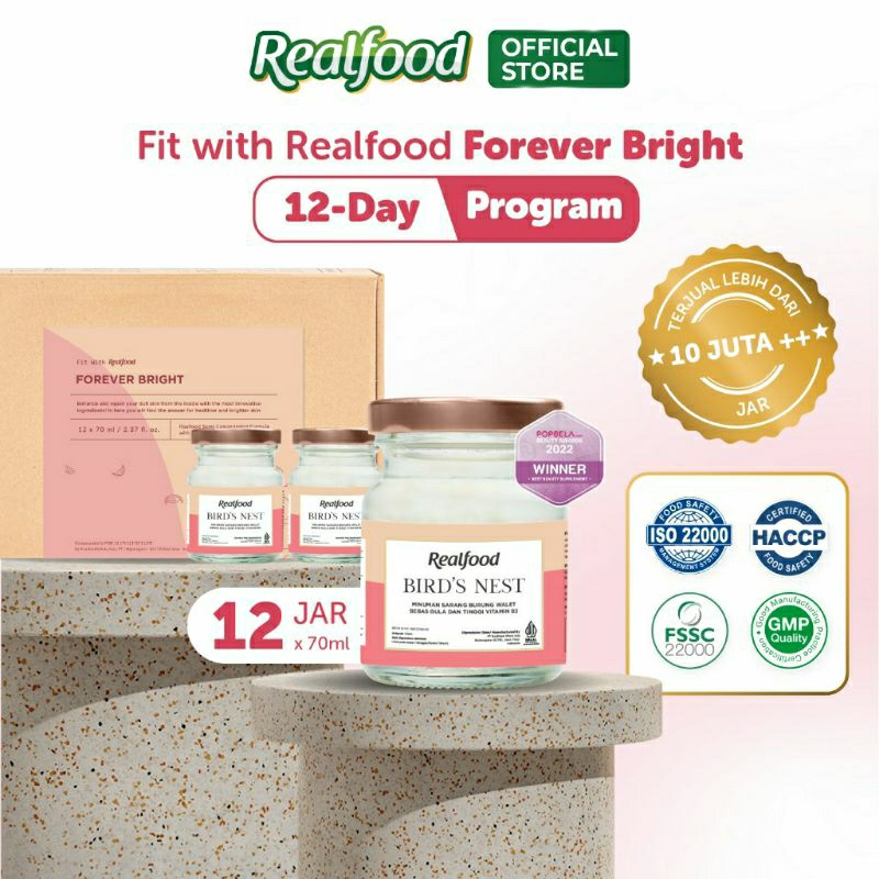 

Realfood Forever Bright 12 Jar / Program 12 Hari