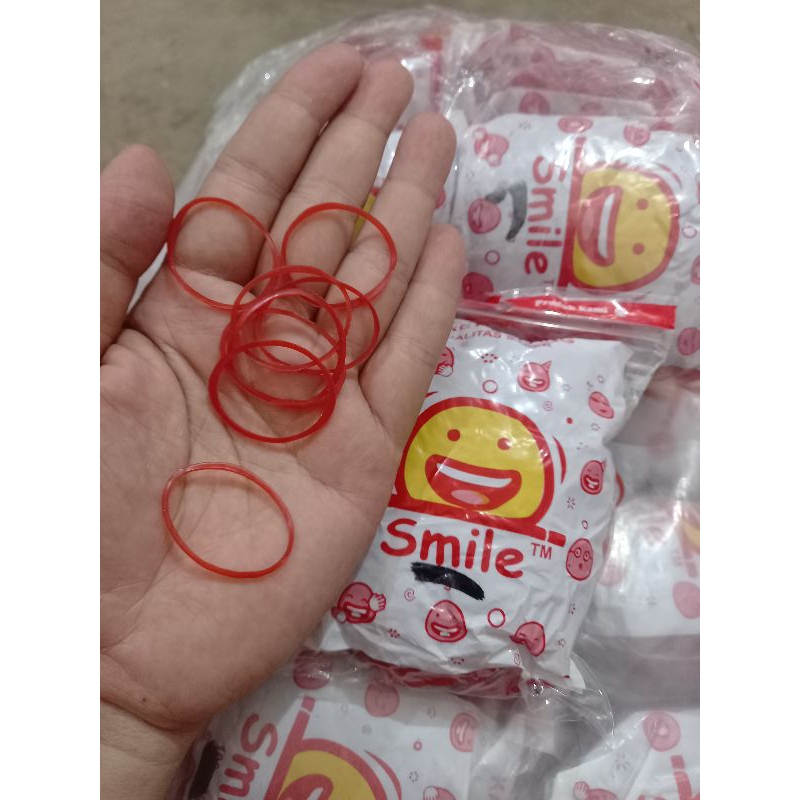 karet gelang merah karet cincin kecil