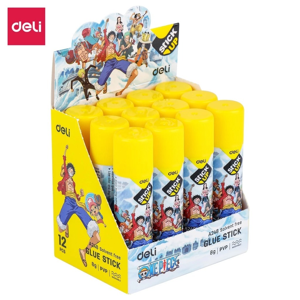 

Deli One Piece Glue Stick / Lem Stik Kertas One Piece Tidak Beracun Mudah Dicuci EA248