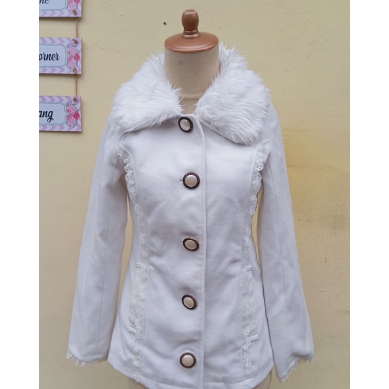 TRALALA WHITE COAT BY LIZ LISA