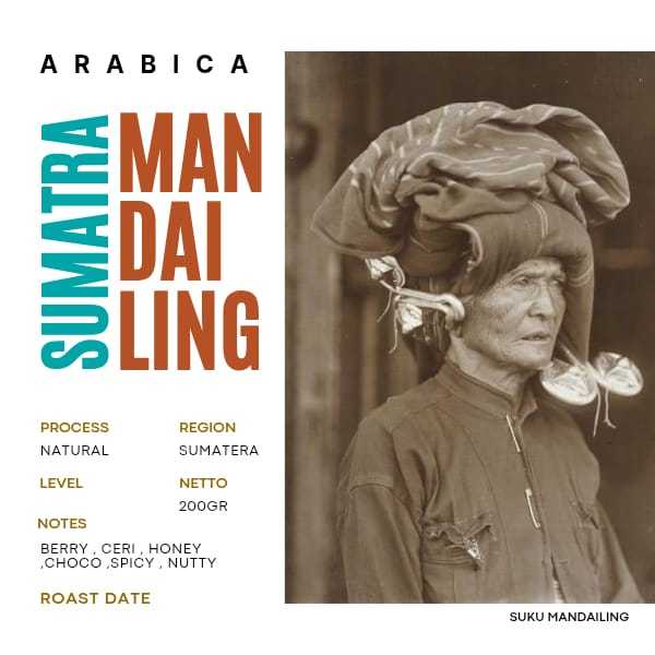 

KOPI ARABICA SUMATRA MANDAILING 200gr