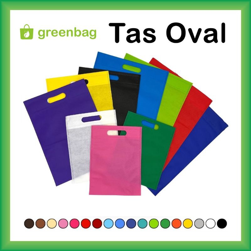 

Goodie Bag Tas Spunbond nonwoven oval 1 kodi isi 20 pcs