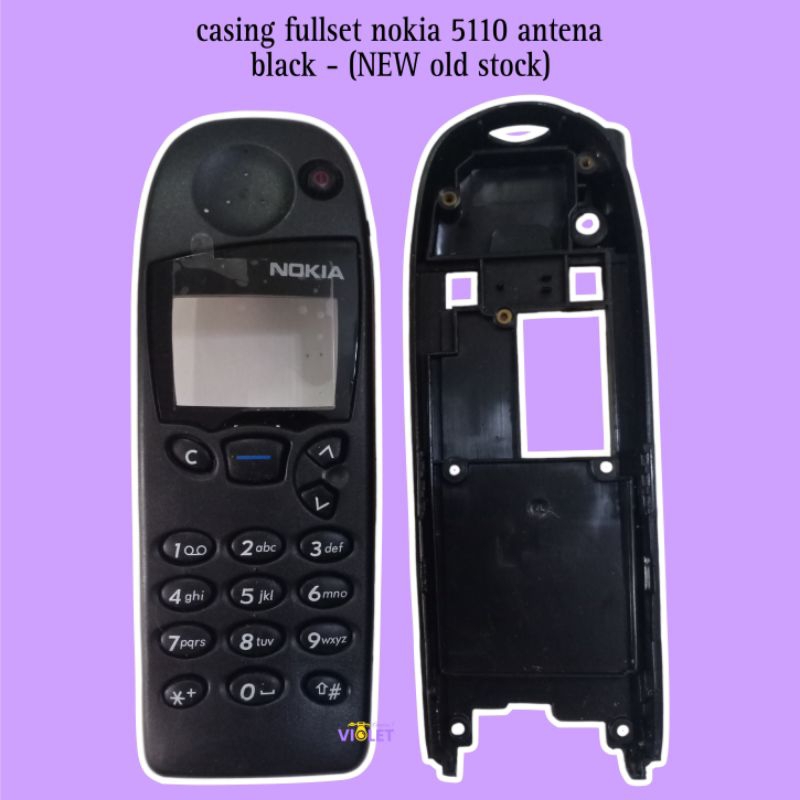 casing nokia 5110 fullset antena warna hitam (NEW old stock). casing nokia 5110 casing 5110 casing h