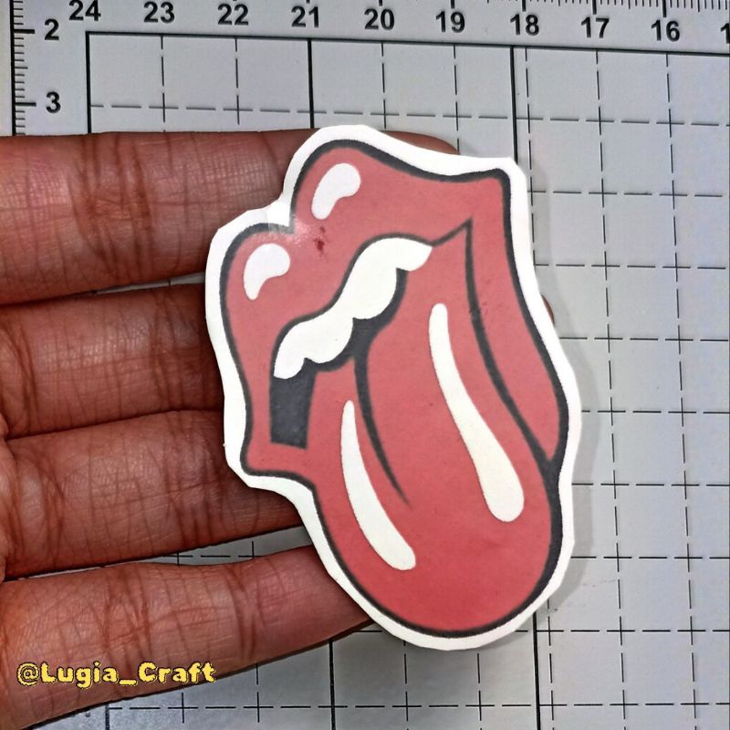 

Sticker Band Rollingstone 5x7cm, Sticker Murah