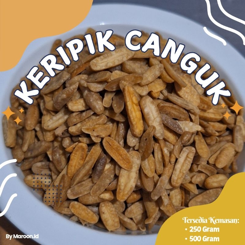 

Keripik Canguk/Benguk Gurih Matang Kemasan 250 dan 500 gram