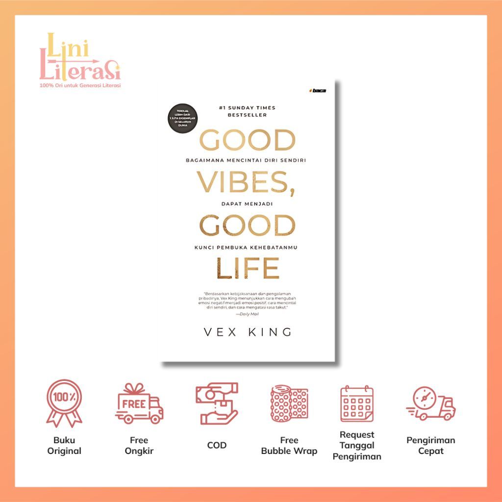 Buku Good Vibes, Good Life - Vex King