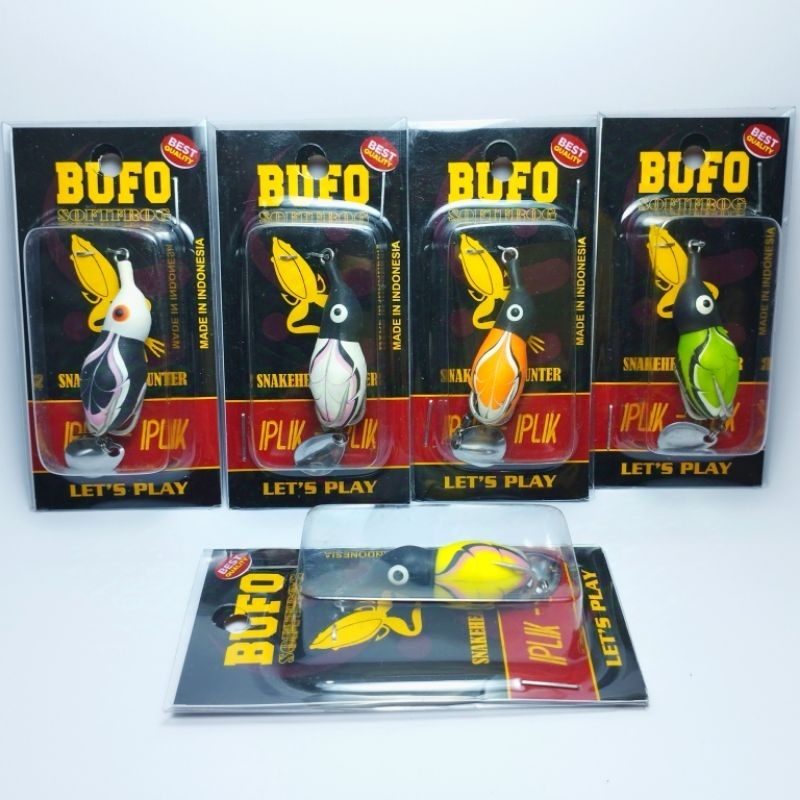 Bufo Soft Frog Konin Umpan Casting Gabus Toman 3.5cm 4gr