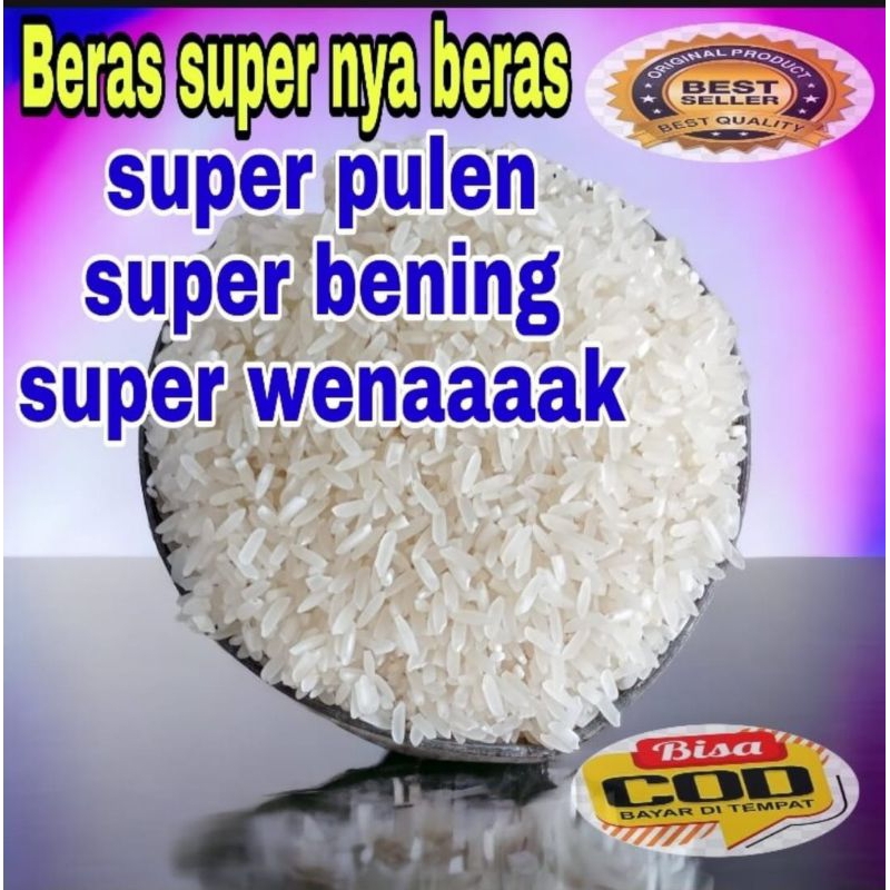 

1KG BERAS SUPER SLYP KARAWANG TERMURAH PALING ENAK DAN PULEN DI JAMIN NAGIH