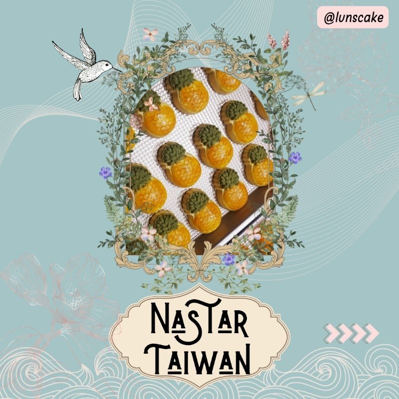 

Nastar Taiwan Wisman Premium bentuk nanas | Pineapple Cake