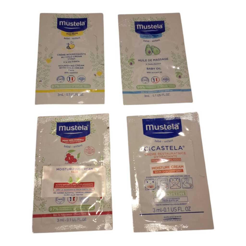 Mustela Baby Oil/ Mustela Cicastela Moisture Cream/ Mustela Nourishing Cream with Cold Cream/ Mustel