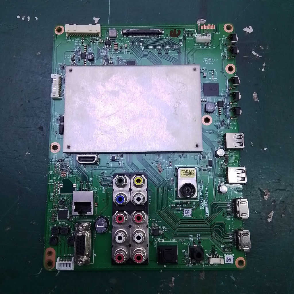 Mainbord tv Toshiba 55L5550VJ anrdoid minus mentok di logo restar