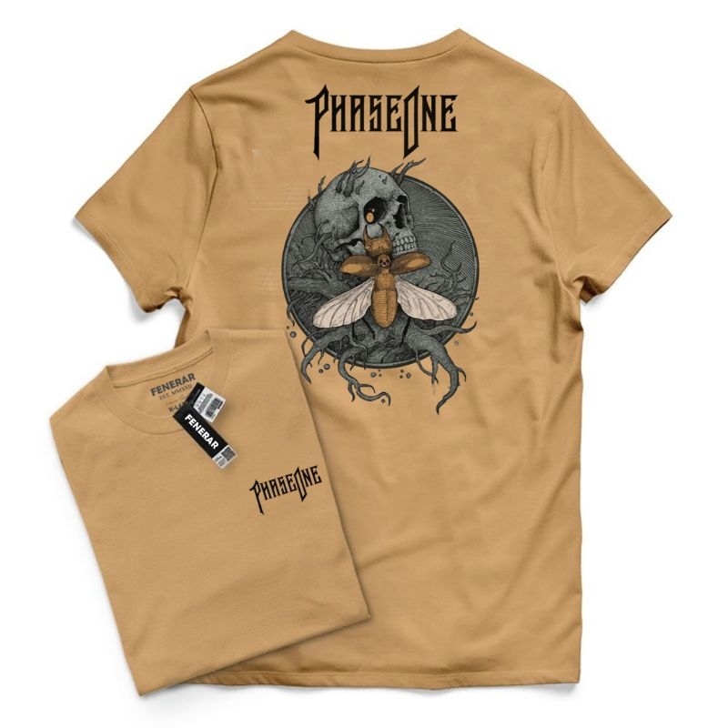 Kaos Distro Fenerar / Kaos Pria / Baju Kaos Pria / T-Shirt Fenerar PhaseOne Mustard