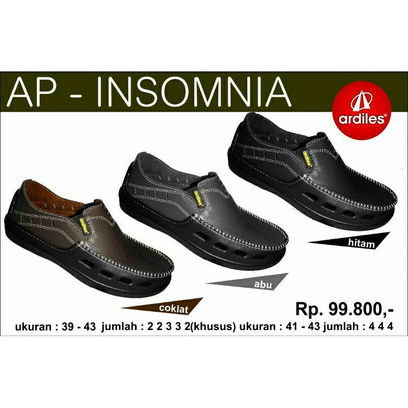 Sepatu slip on Ardiles Insomnia