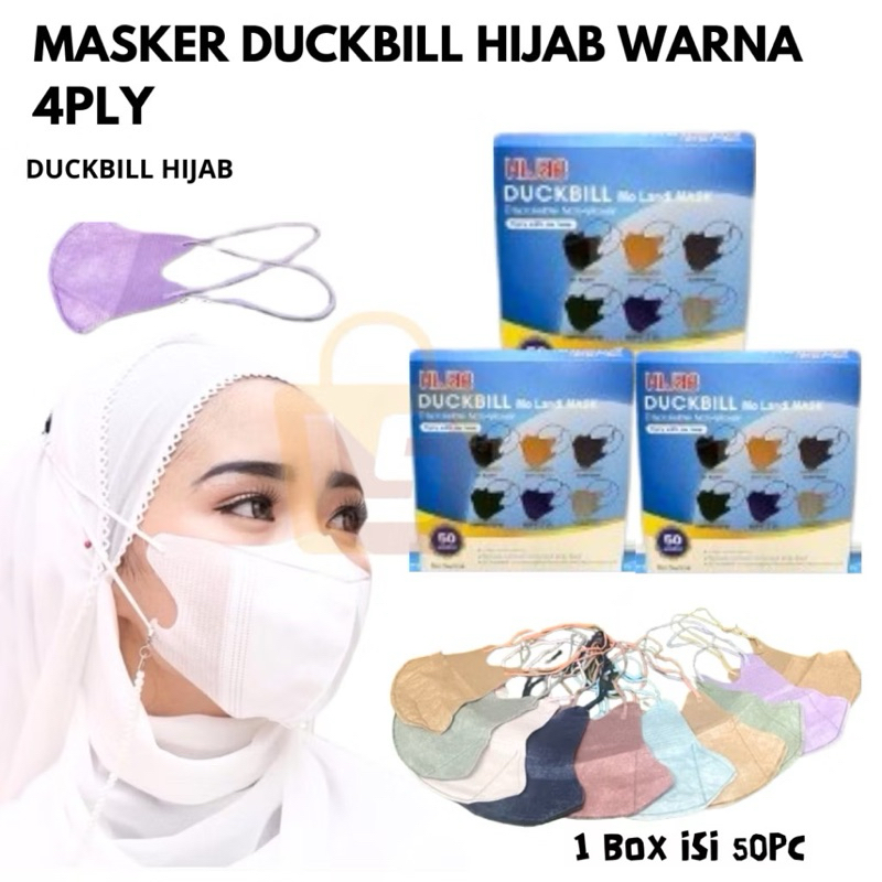 Masker Duckbill HIjab / Masker Duckbill