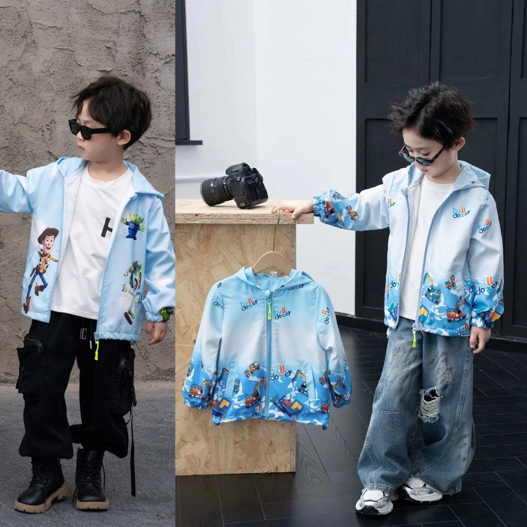 Jaket Hodie Anak Import Laki Cowok 0 - 5 Tahun