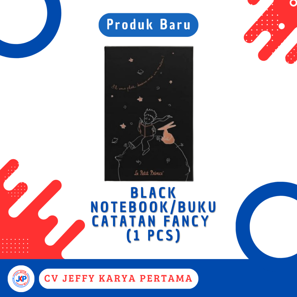 

Black NoteBook/Buku Catatan Fancy (1 Pcs)