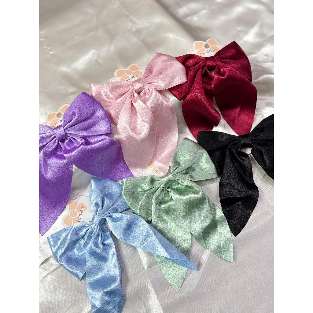 JEPIT RAMBUT PITA BLINK JEPIT RAMBUT CLIP PITA KAIN SATIN 12CM JEPIT RAMBUT KOREA