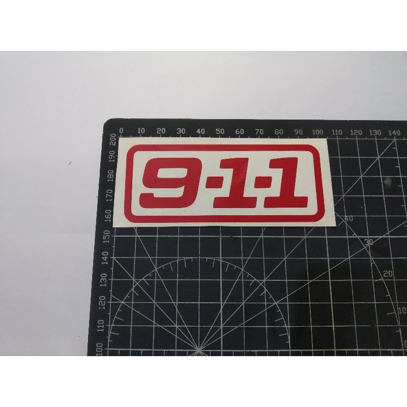

stiker cutting 911