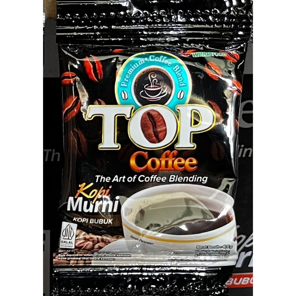 

TOP COFFEE MURNI MINI ( Harga 1 renteng isi10 pcs x 7 gr )