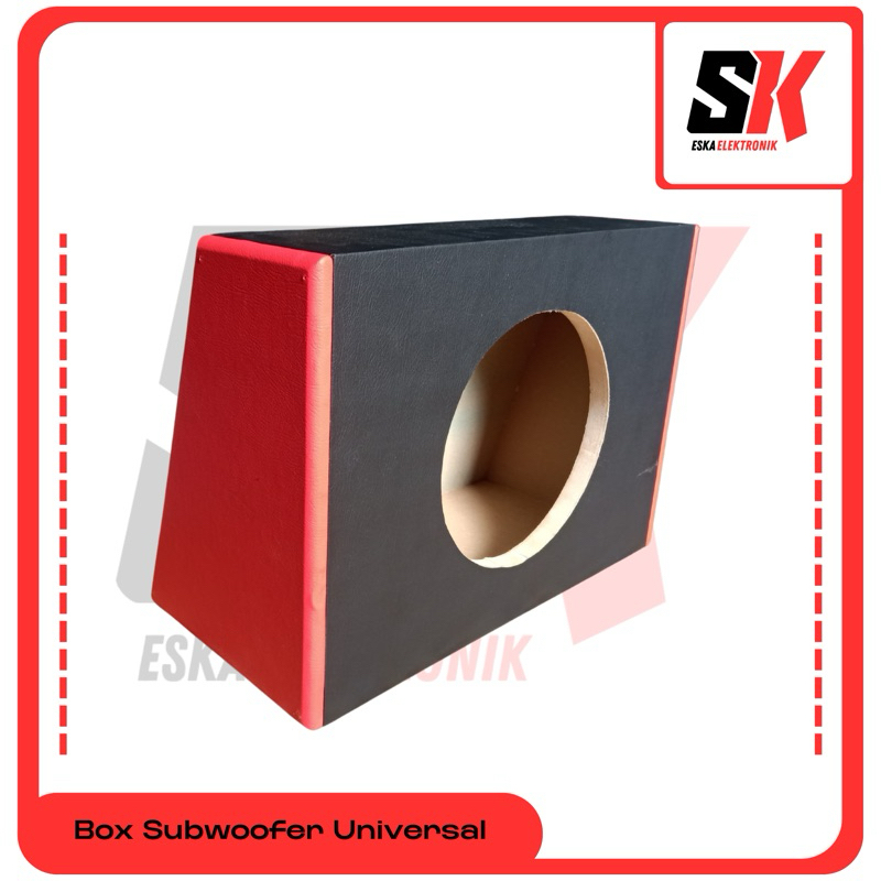 Paket Subwoofer Carman 10 inch 12 inch plus box universal mdf free terminal bidding posh box Subwoof