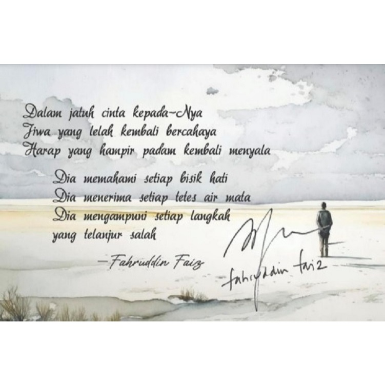 

[Mizan Yogyakarta] POSTCARD - SO JATUH CINTA KEPADA-NYA