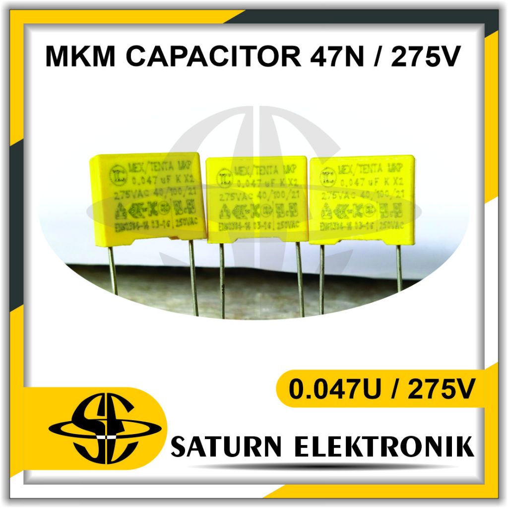 CAPASITOR MKT 104/100N 275V 473/47N 275V 224/220 275V