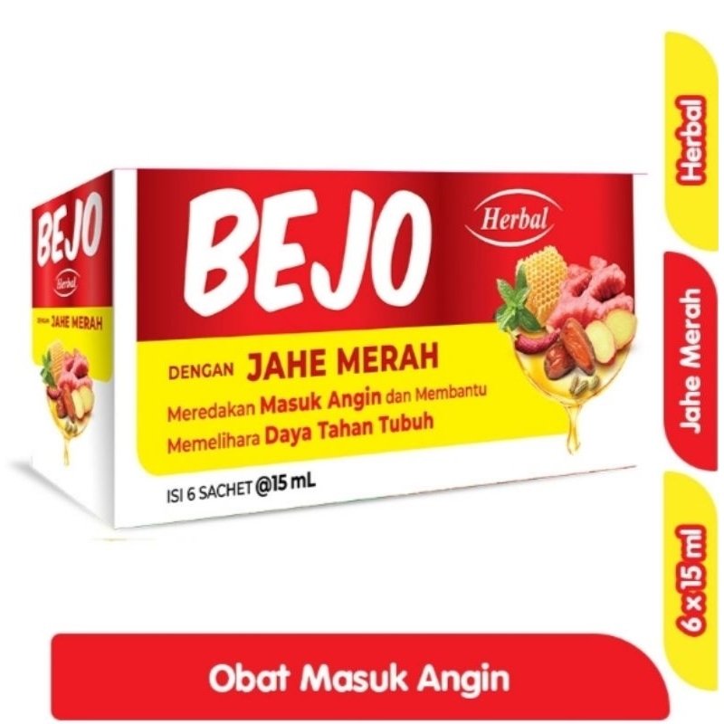 

Bejo Jahe Merah Sachet Pack (6 Sachet)