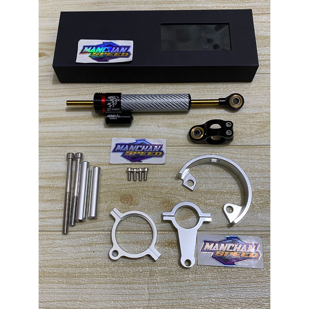 Paket Murah !! Breket Steering Damper GSX R Braket Stabilizer Matris Carbon GSX S Bracket Breket GSX