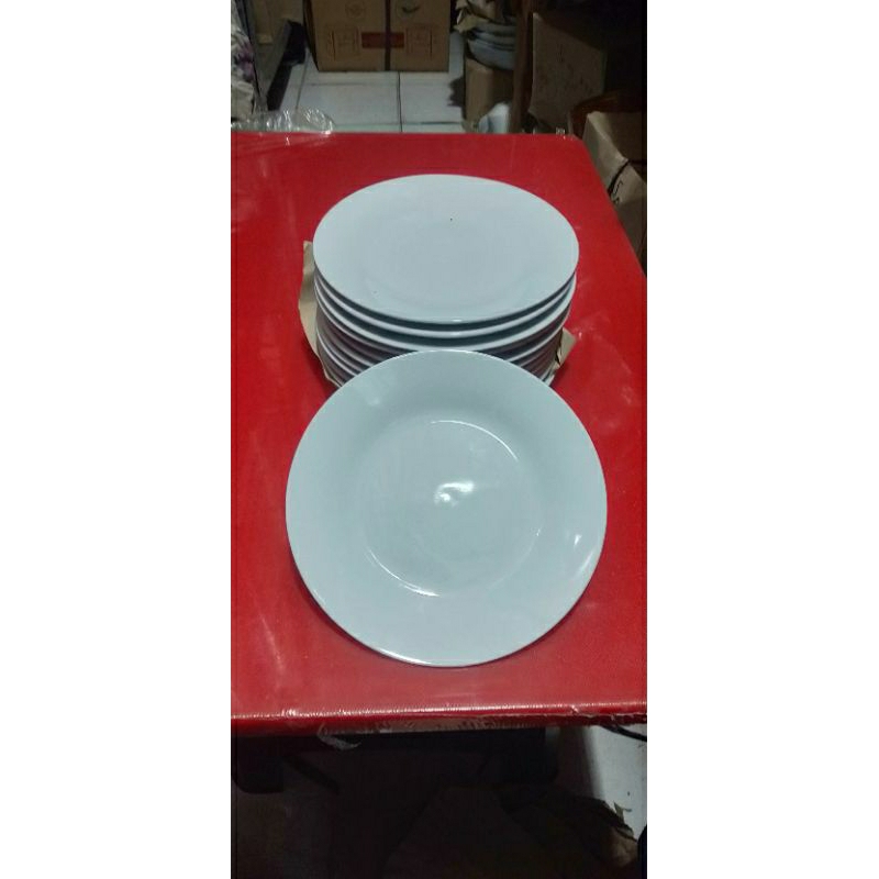 piring keramik 6 inchi ceper polos / piring tatak keramik 15cm ceper