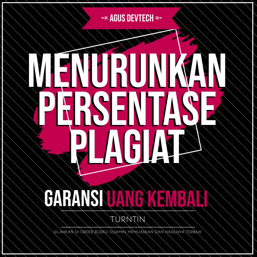 Menurunkan Plagiat Skripsi
