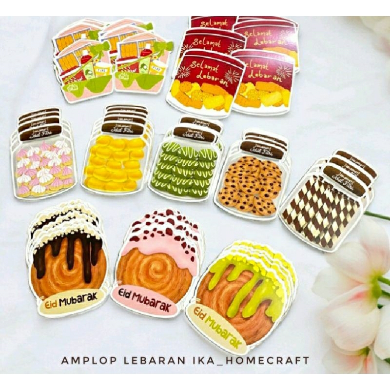 

TERMURAH! Amplop Lebaran 3D Cromboloni viral Series Cake / Angpao THR unik / Amplop Idul Fitri 2025