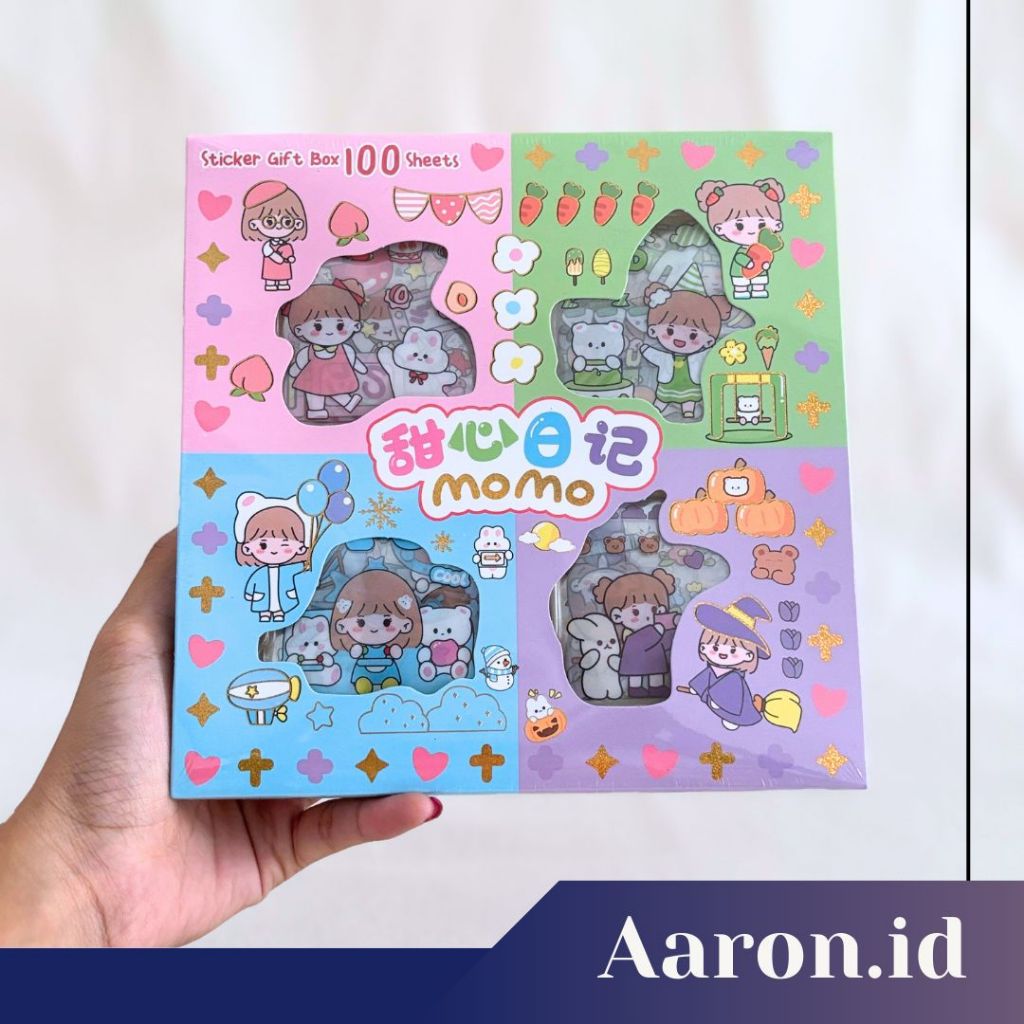 

AARON.ID | STIKER MOMO ISI 100 LEMBAR 4 WARNA STIKER AESTHETIC KARAKTER ANAK CEWEK WATERPROOF