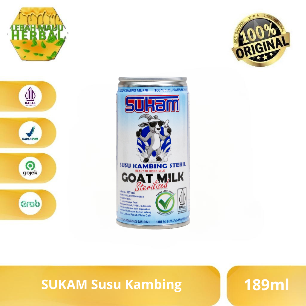 

Sukam - Susu Kambing Murni Bantu Jaga Imunitas Tubuh - 186ml