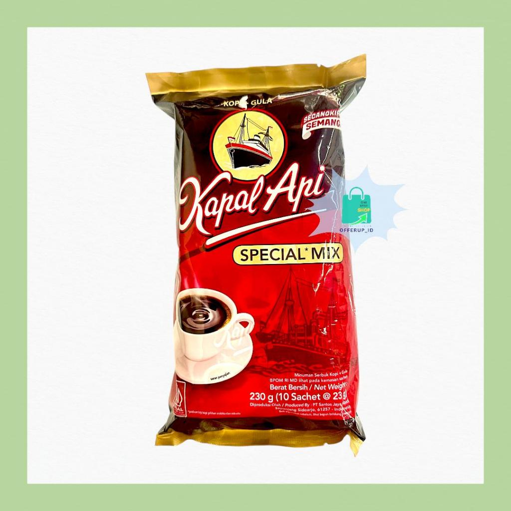 

Kopi Kapal Api Instant Gula Kopi Isi 10 Sachet
