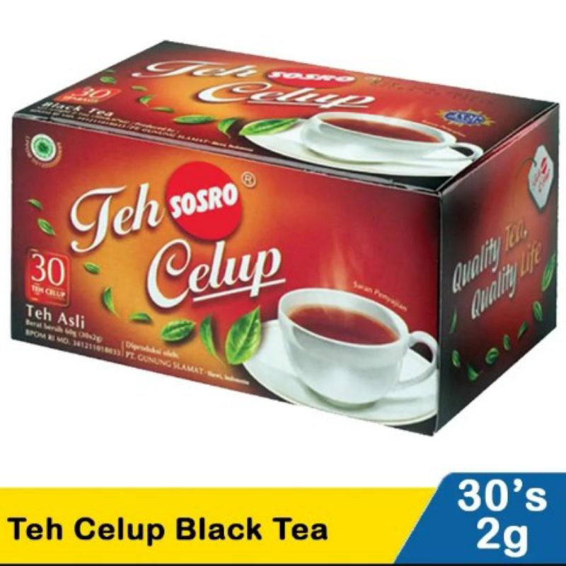 

Sosro Teh Celup Black Tea Box isi 30