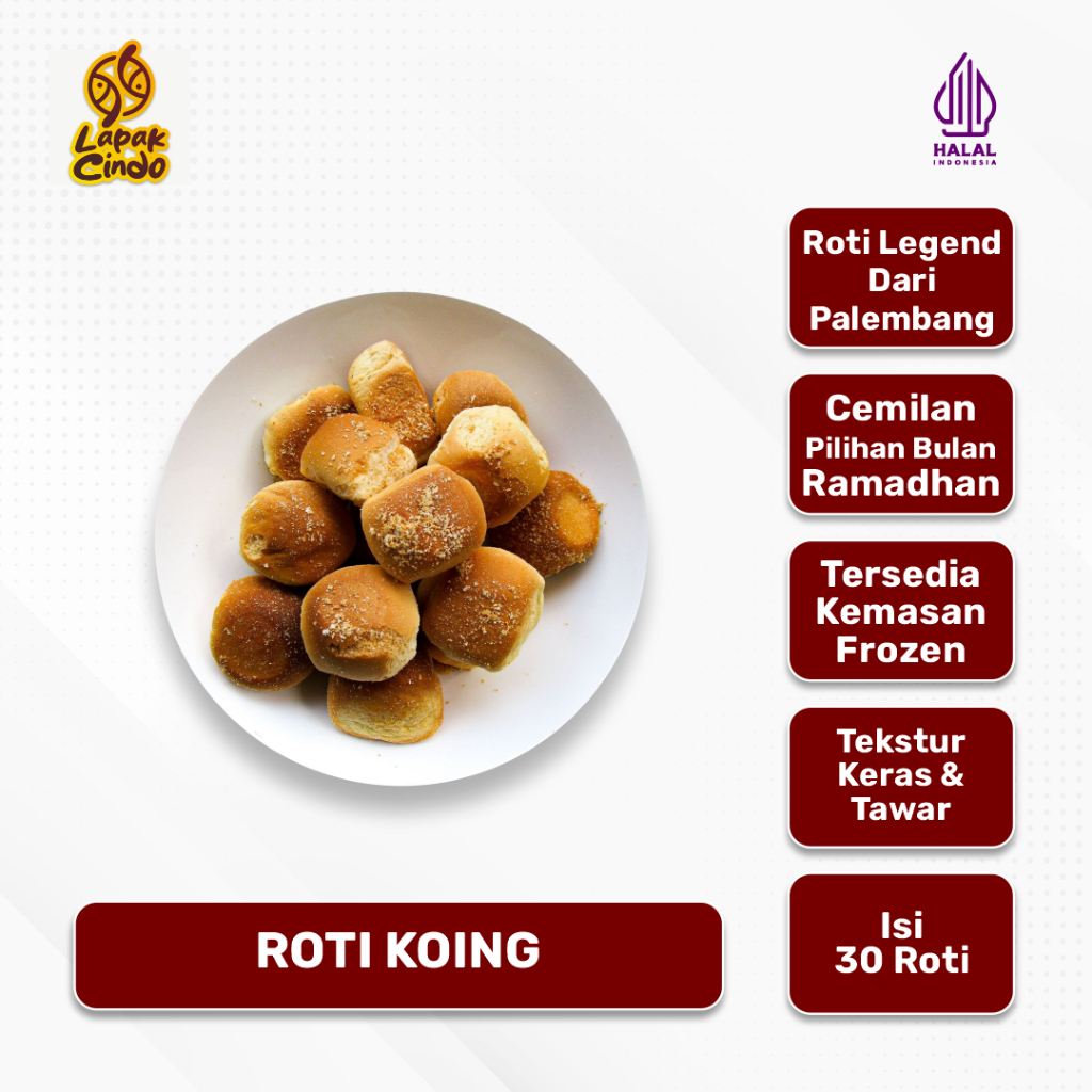 

[New Stock] Roti Koing/Maskut Khas Palembang [1 pax isi = +/- 29- 30]+Order Bubble Wrap Terpisah