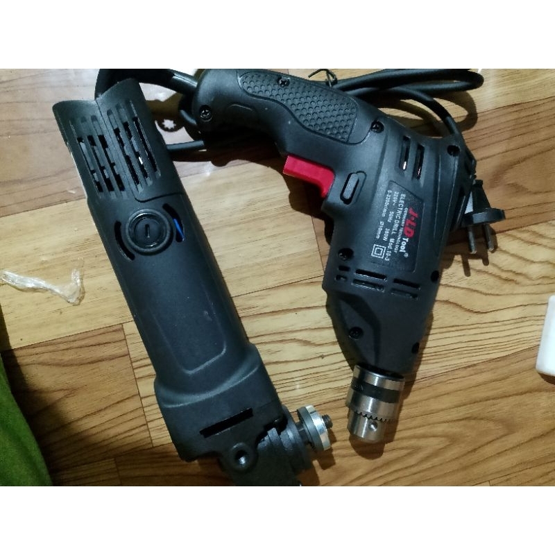 Jld mesin bor listrik 10mm + gerinda