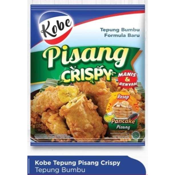 

Kobe Tepung Bumbu Pisang Crispy Manis & Renyah 200g Kobe Tepung Pisang Goreng Crispy 200 Gram