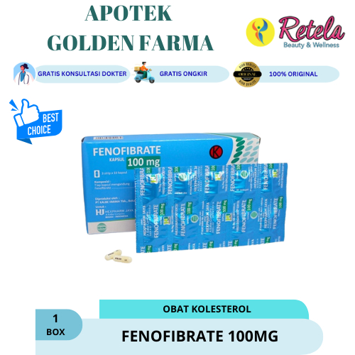 FENOFIBRATE 100 MG 1 BOX