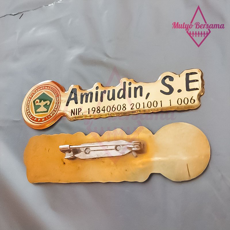 

Name Tag Logo Persatuan Perawat Papan Nama PPNI Lapis Fiber - Mulyo Bersama