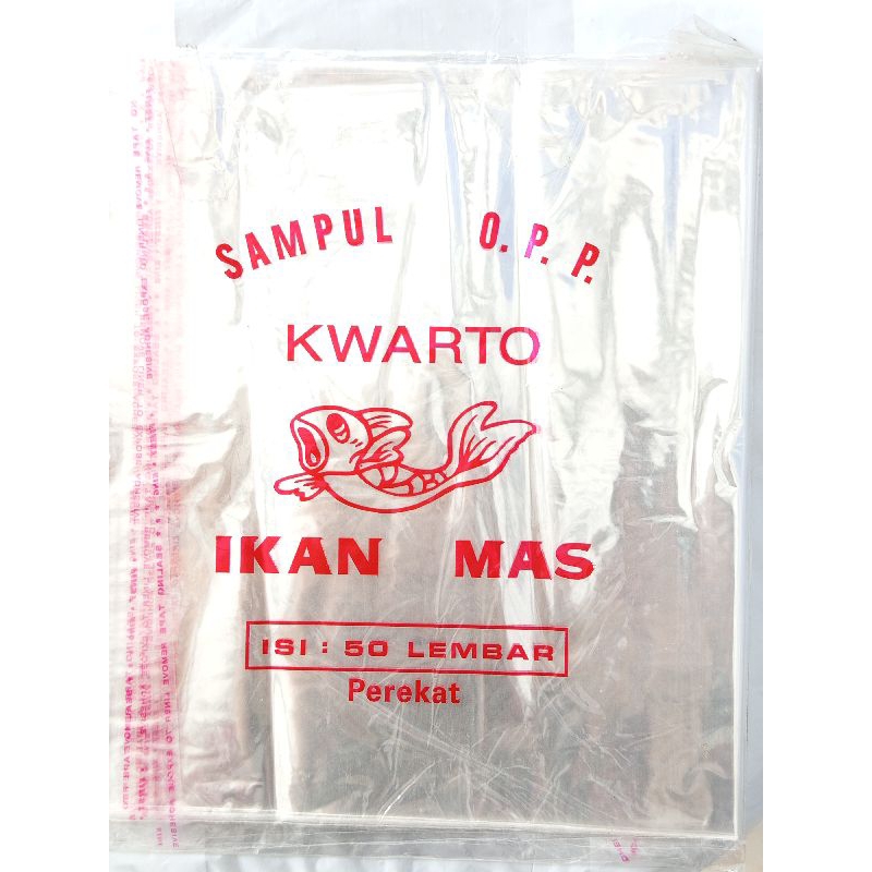 

sampul buku plastik kwarto