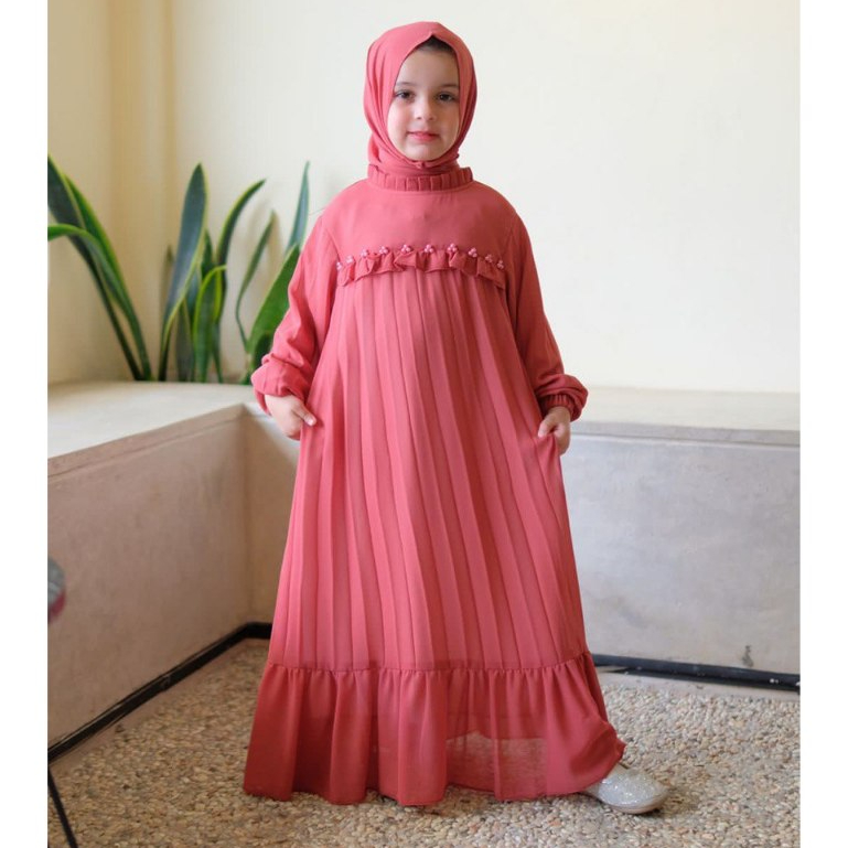 [ALTAIR KIDS] Dress Anak Premium // Gamis Anak Premium // Dress Anak Ceruty Import // Jihan Dress Se