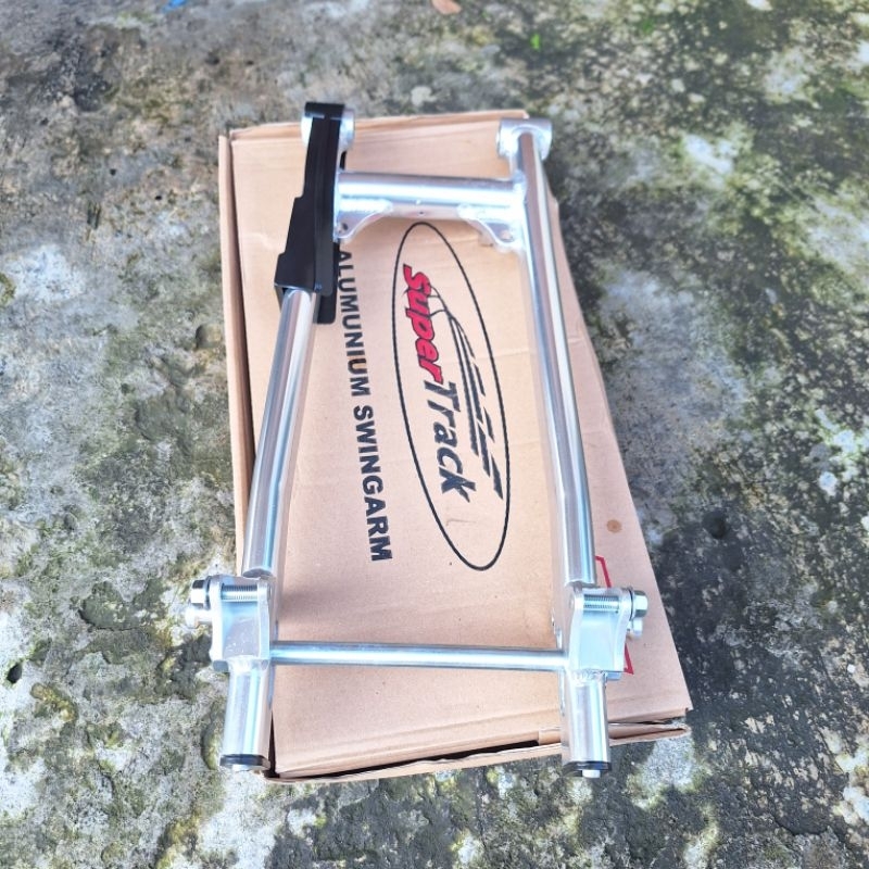 ARM SWINGARM POROK SUPERTRACK GEN 2 RX KING RX SPESIAL COPY B - PRO SILVER POLIS