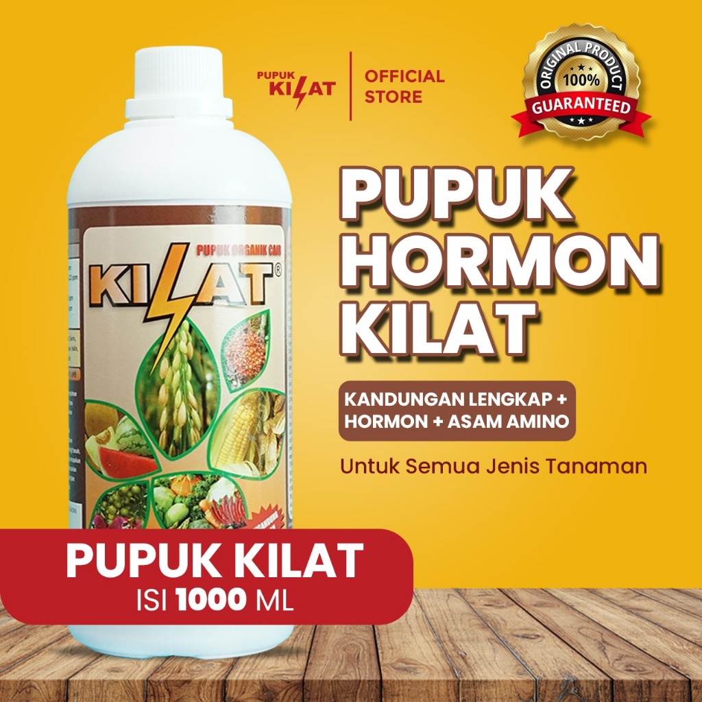 PUPUK KILAT 1 LITER - Pupuk Organik Cair (POC) Hormon Kilat