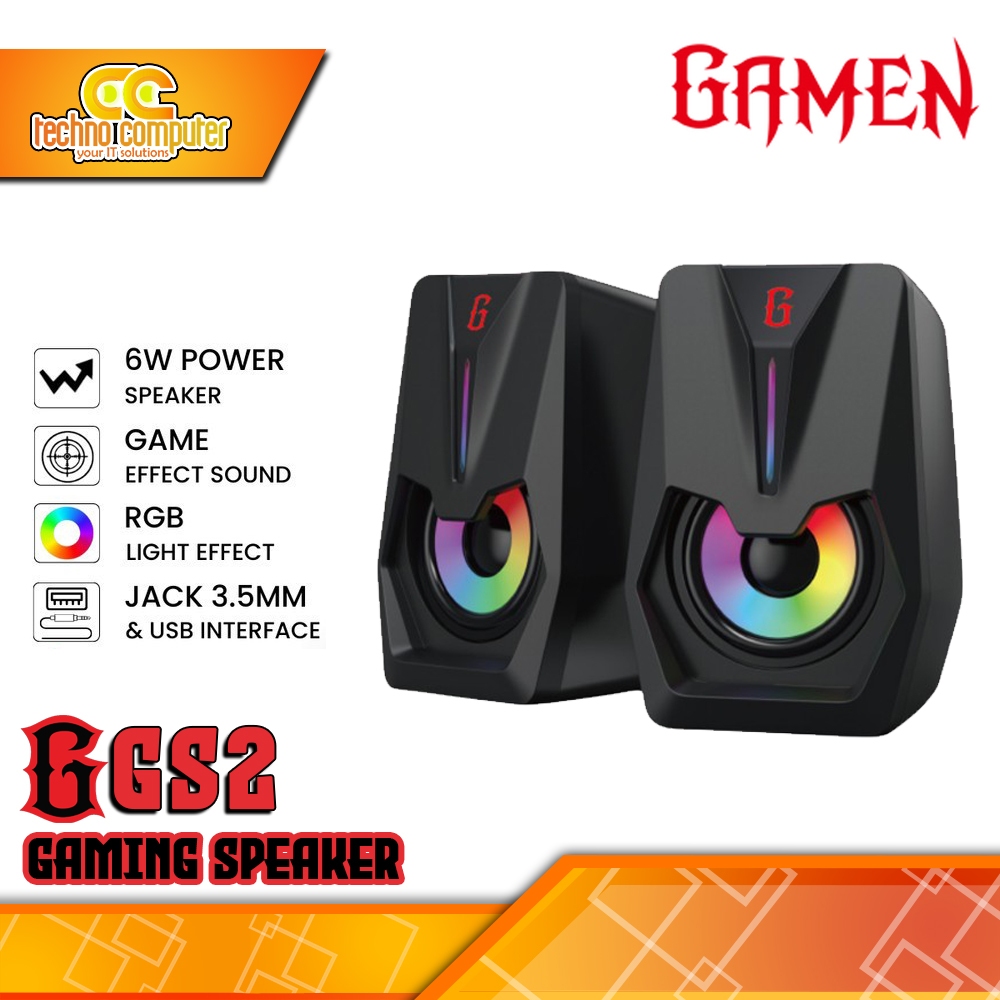 SPEAKER ROBOT GAMEN GS2 RGB - Gaming Speaker with RGB