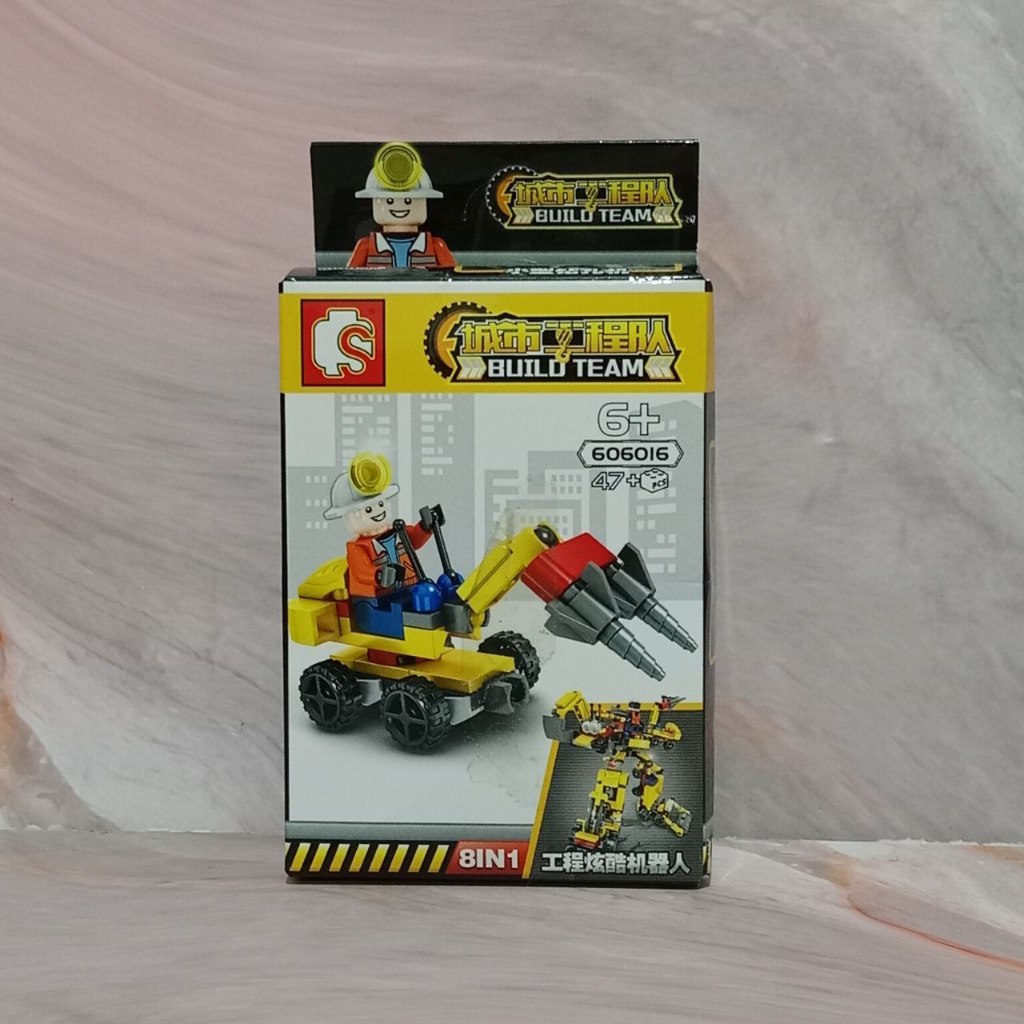LEGO - SEMBO 606016 8in1 47+ pcs Build Team