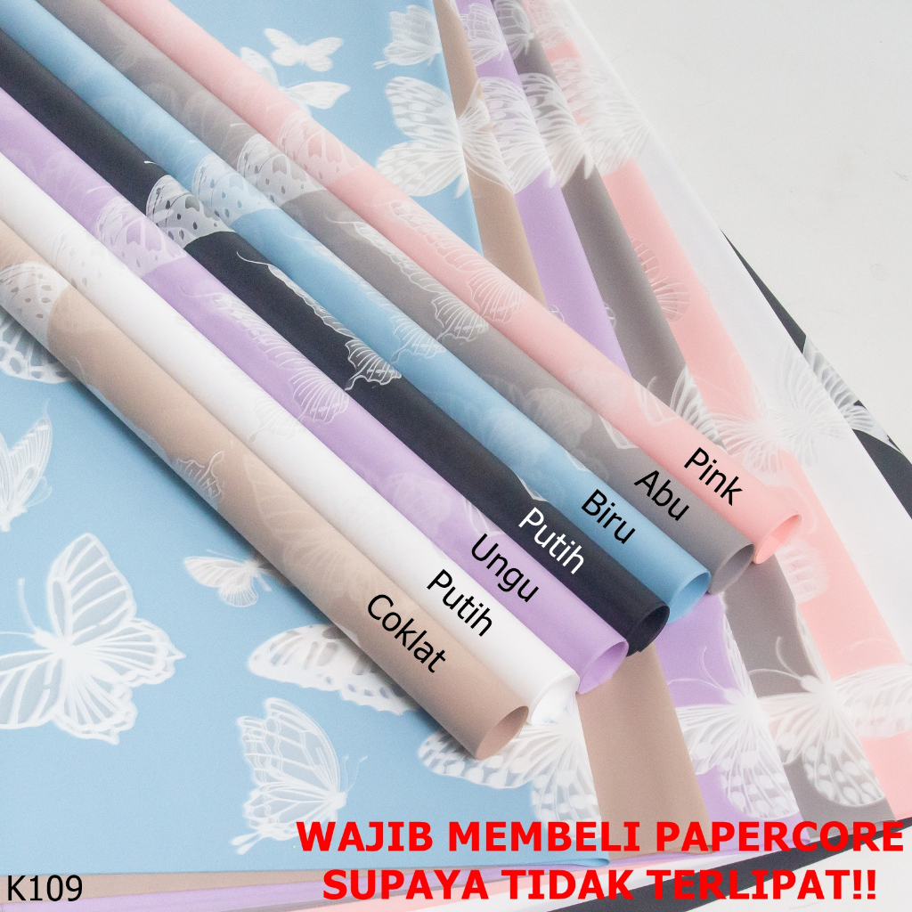 

[5 LEMBAR] Cellophane Motif Kupu-kupu #K109